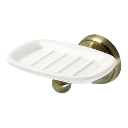 Kingston Brass BA4815AB Wall Mount Soap Dish Holder, Antique Brass BA4815AB